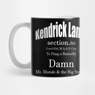 Kendrick Lamar's All Albums Mug